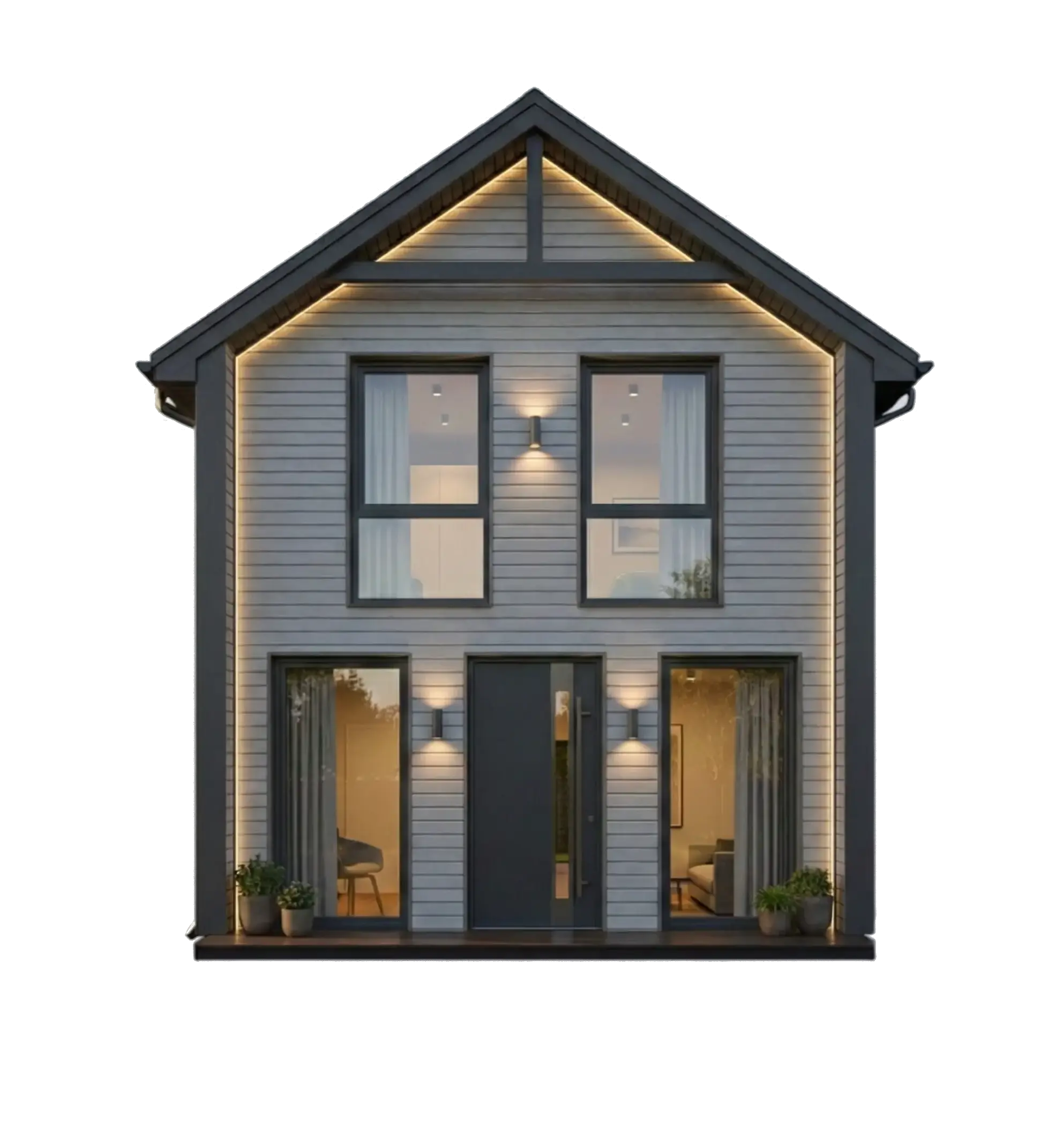 Wizualizacja Dom 35 m²